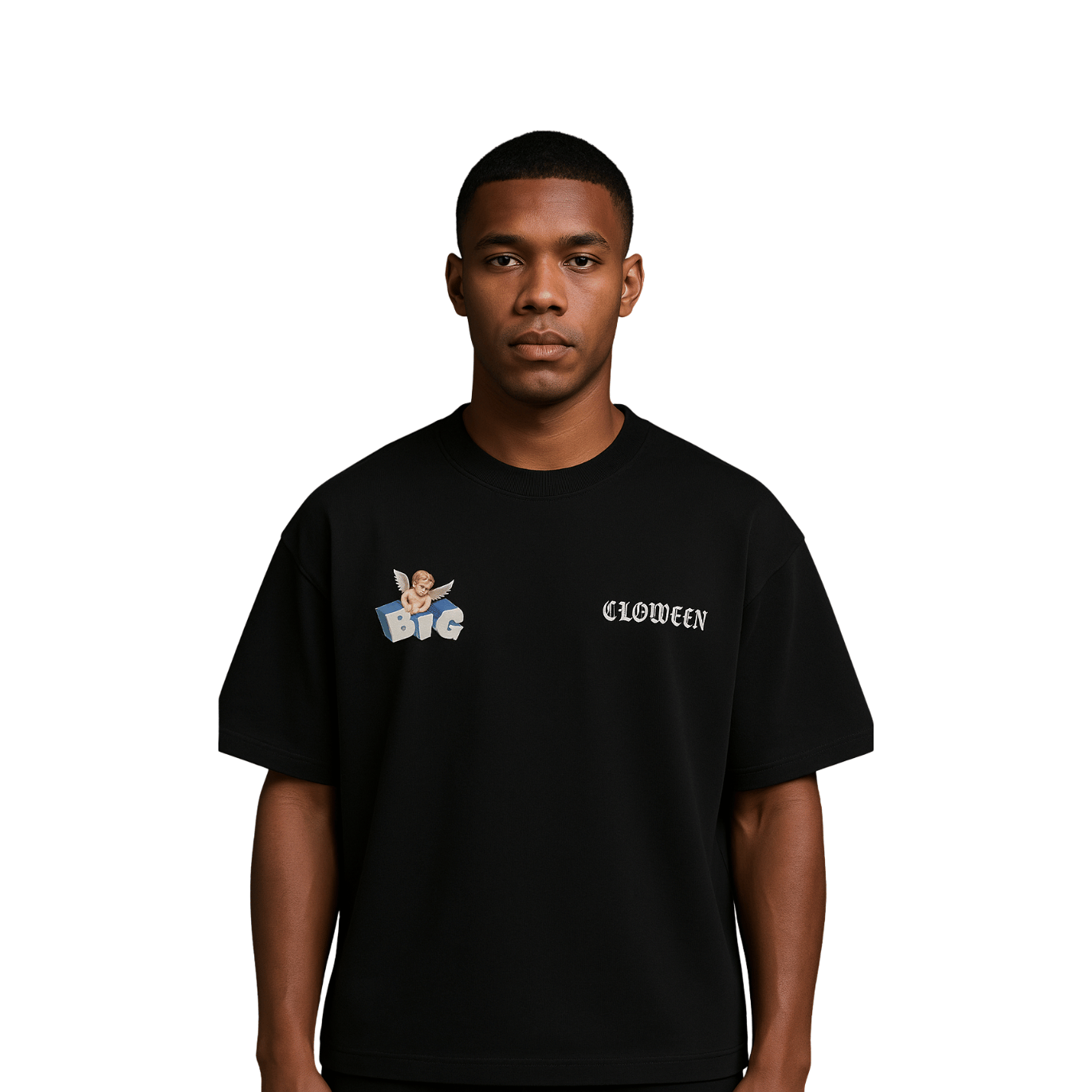 Angel Theory Tee – Black Drop