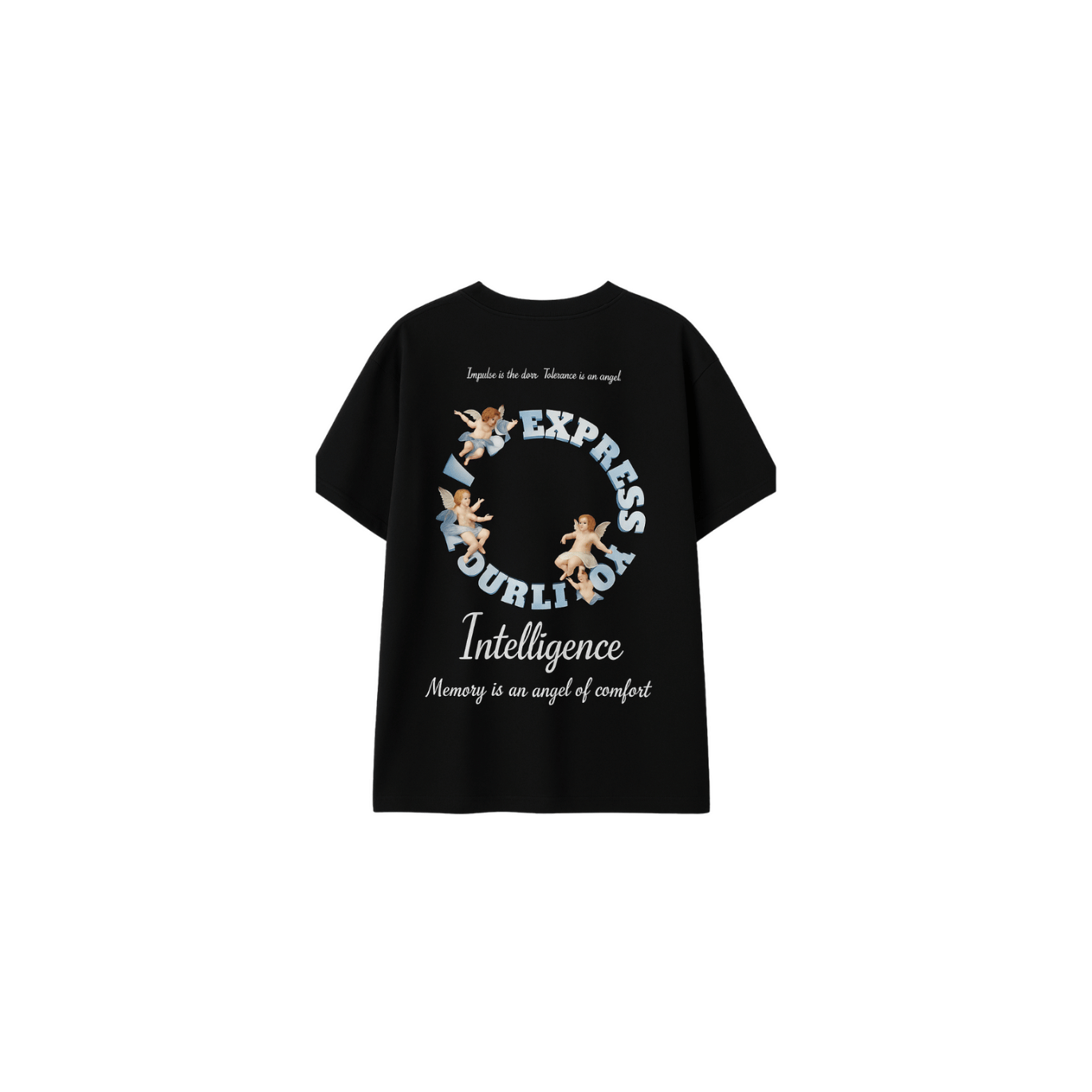 Angel Theory Tee – Black Drop