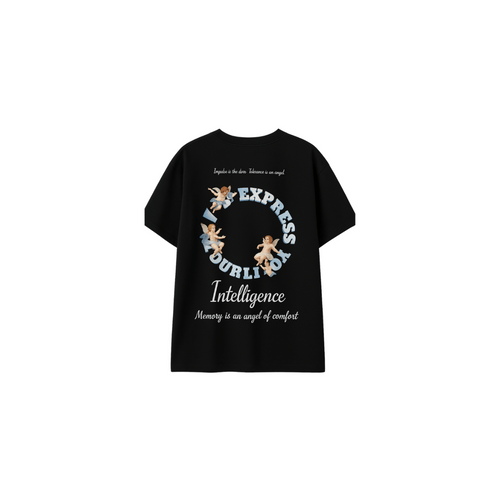 Angel Theory Tee – Black Drop