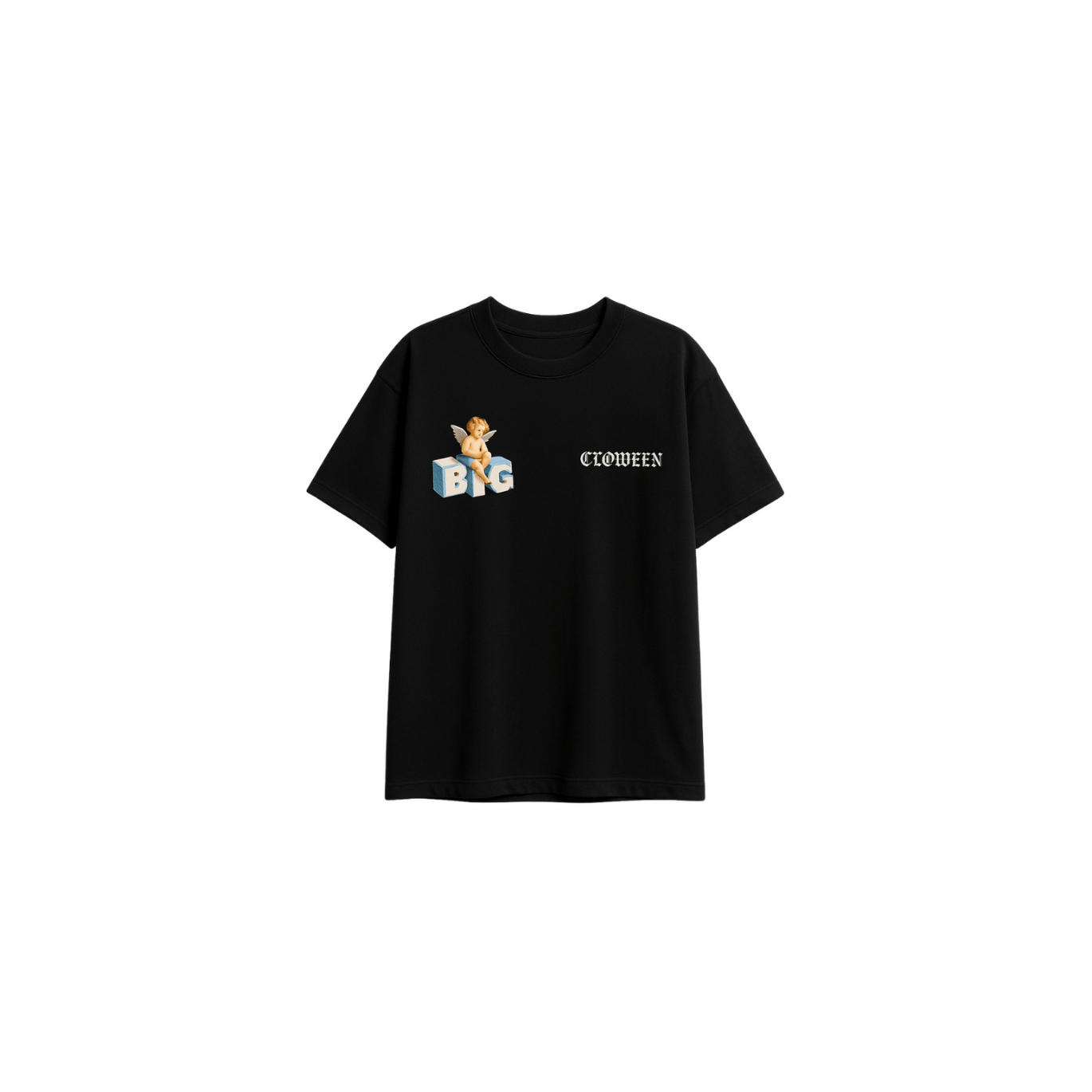 Angel Theory Tee – Black Drop