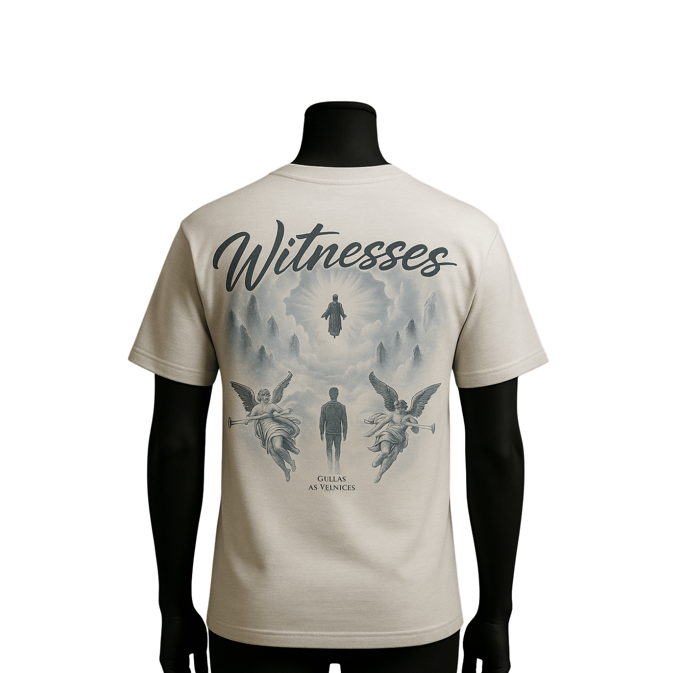 Celestial Witness Tee – White Drop